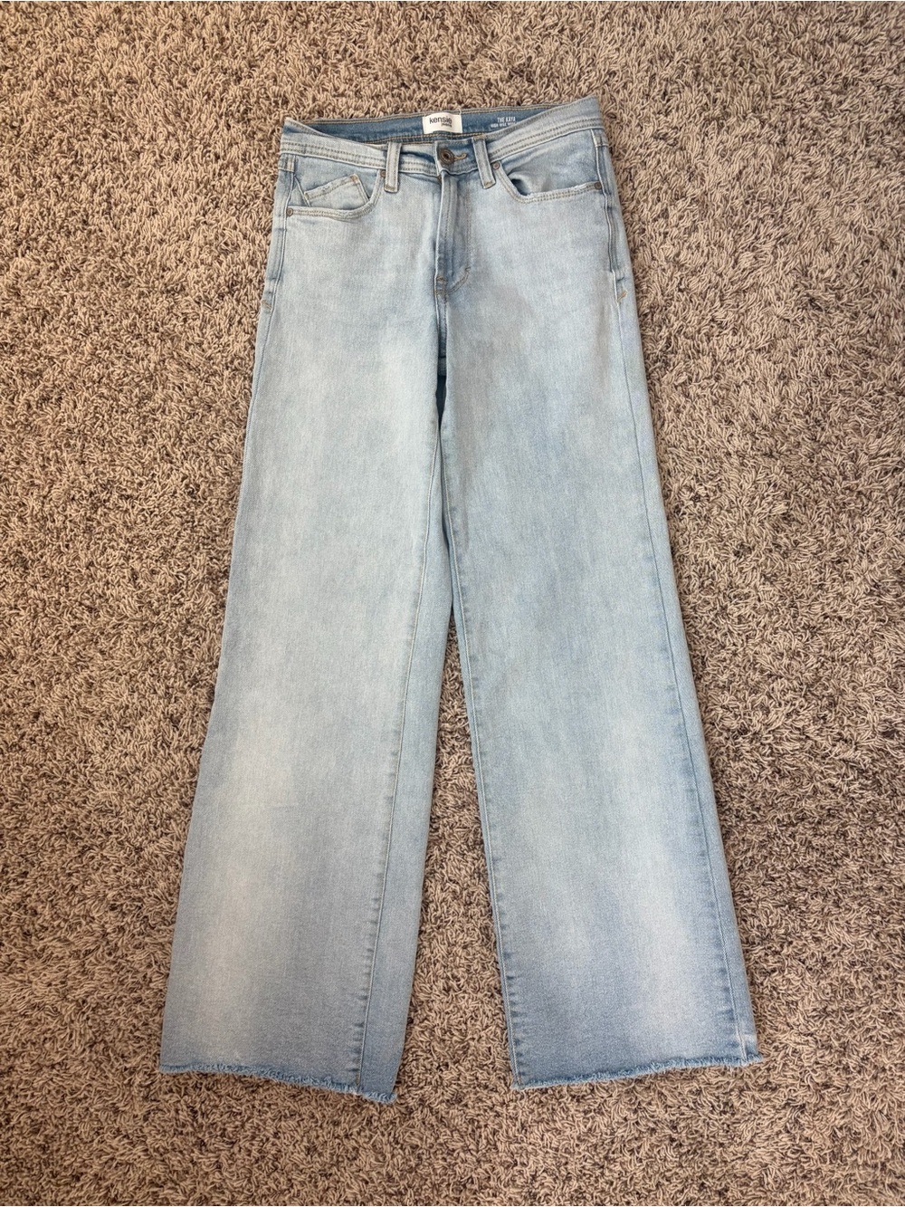 Kensie Light Wash Wide Leg Women’s Jeans size 0